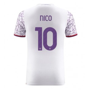 Fiorentina Nicolas Gonzalez #10 Gostujuci Dres 2023-24 Kratak Rukavima